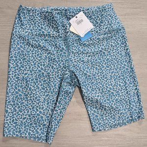 O'NEILL Women's Swim Short Bottoms - Dark Cameo Blue M - Floral Print
